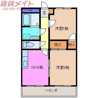 センチュリーオーシャン【2階】の間取り