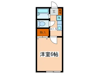 国領ロイヤルD【1階】の間取り
