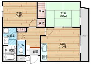 バンブーハウスI【1階】の間取り