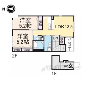 グランドパレス弐番館【2階】の間取り