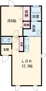 M-メゾン清水【2階】の間取り