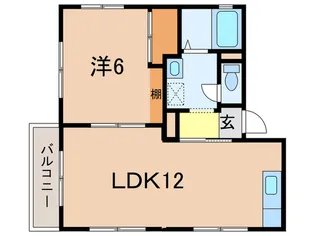 エクセルメゾン【1階】の間取り
