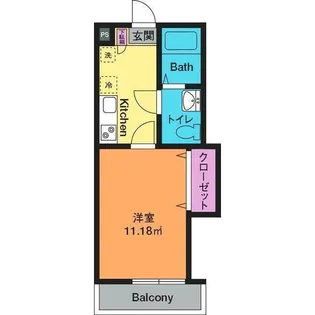 ヒルトップHASE【2階】の間取り