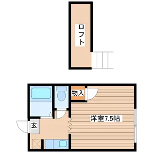 サニーライフ緑ヶ丘第一【2階】の間取り