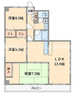 行徳第2マンション【4階】の間取り