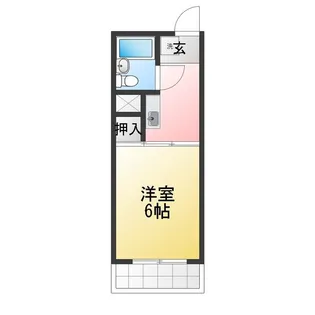 ガーデンハイツA棟【1階】の間取り