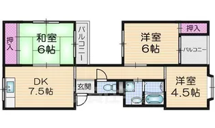 インペリアルK1【2階】の間取り