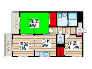 サンドラア-レ大宮【2階】の間取り