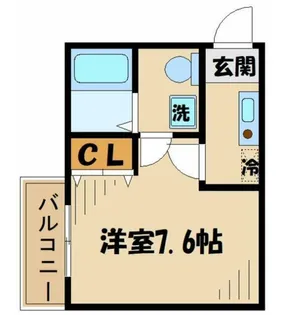 コモド淵野辺【1階】の間取り
