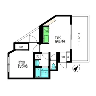 コルティーレ【4階】の間取り