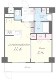 GRACE VILLA【4階】の間取り