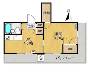 アーバンコロニー滝野川【4階】の間取り