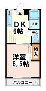 第11島田マンション【1階】の間取り