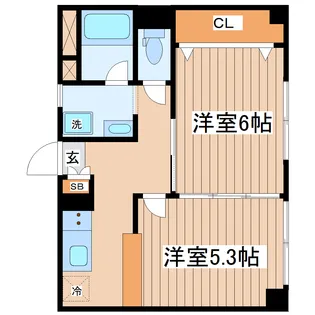 アメニティハウス110【4階】の間取り