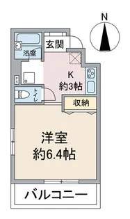 ソレアード【4階】の間取り