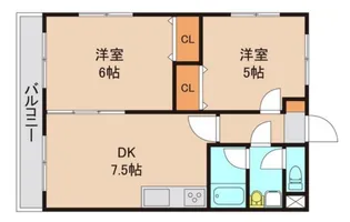 コンフォースト【2階】の間取り