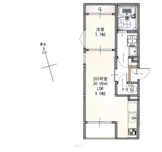 REGALEST小田原【3階】の間取り