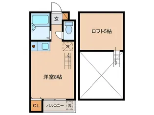 エスプランサー福重II【1階】の間取り
