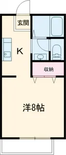 MNハイツ B棟【2階】の間取り