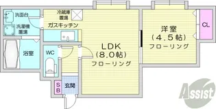 エターナル【1階】の間取り