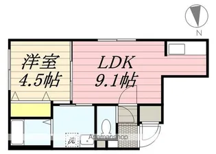 YUGO’S中島【4階】の間取り