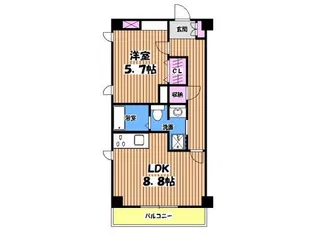 ロワール【3階】の間取り
