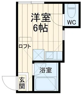オアシス井土ヶ谷【1階】の間取り