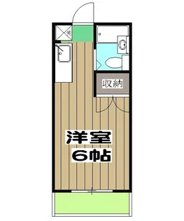 ハイツ松本【3階】の間取り