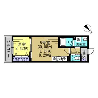 Crest【2階】の間取り