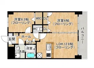 ネルツ飯倉【2階】の間取り