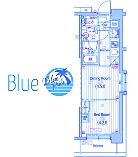 ガーラ・ヴィスタ元住吉【2階】の間取り