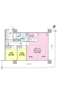 マークス・アネシスタワー東静岡【25階】の間取り