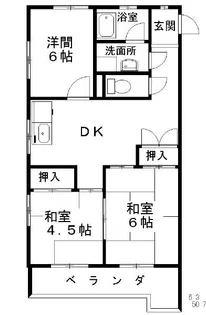 コーポ清風【3階】の間取り
