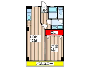 サニーコートMSIII号館【2階】の間取り