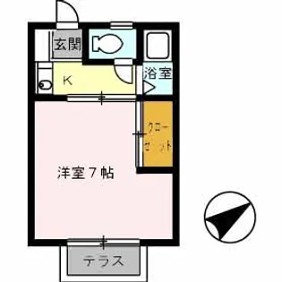 パークハウスA【1階】の間取り