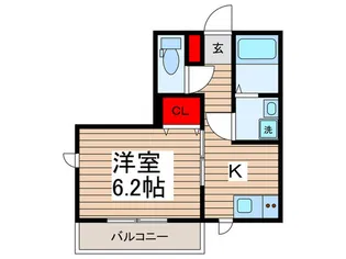 メゾン・エーレ柴又【3階】の間取り