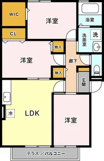 ロングヒル III【2階】の間取り