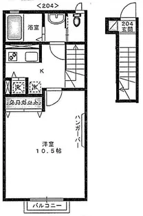 ローズコート【2階】の間取り