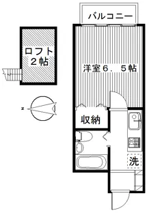 シャルマン請地【5階】の間取り