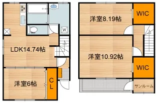 サングリーン南阿蘇の間取り