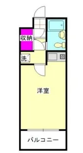 朝日プラザ天神【3階】の間取り