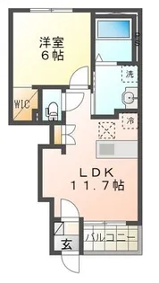 オアーゼ【1階】の間取り