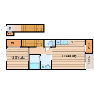 ポートI【2階】の間取り