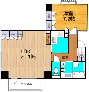 クリオ立川弐番館【15階】の間取り