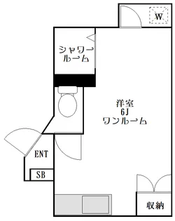 東京都新宿区北新宿3【マンション】の間取り