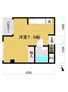マインドレグルス【1階】の間取り