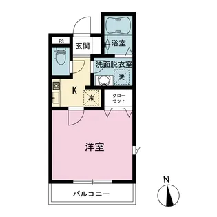ベイサイドヴィラB棟【2階】の間取り