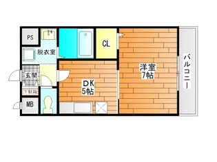 カーサ・コル【1階】の間取り