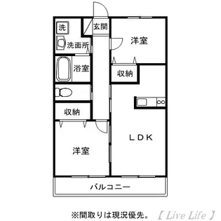 Kグランドシティ【2階】の間取り