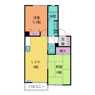 パセオ【2階】の間取り